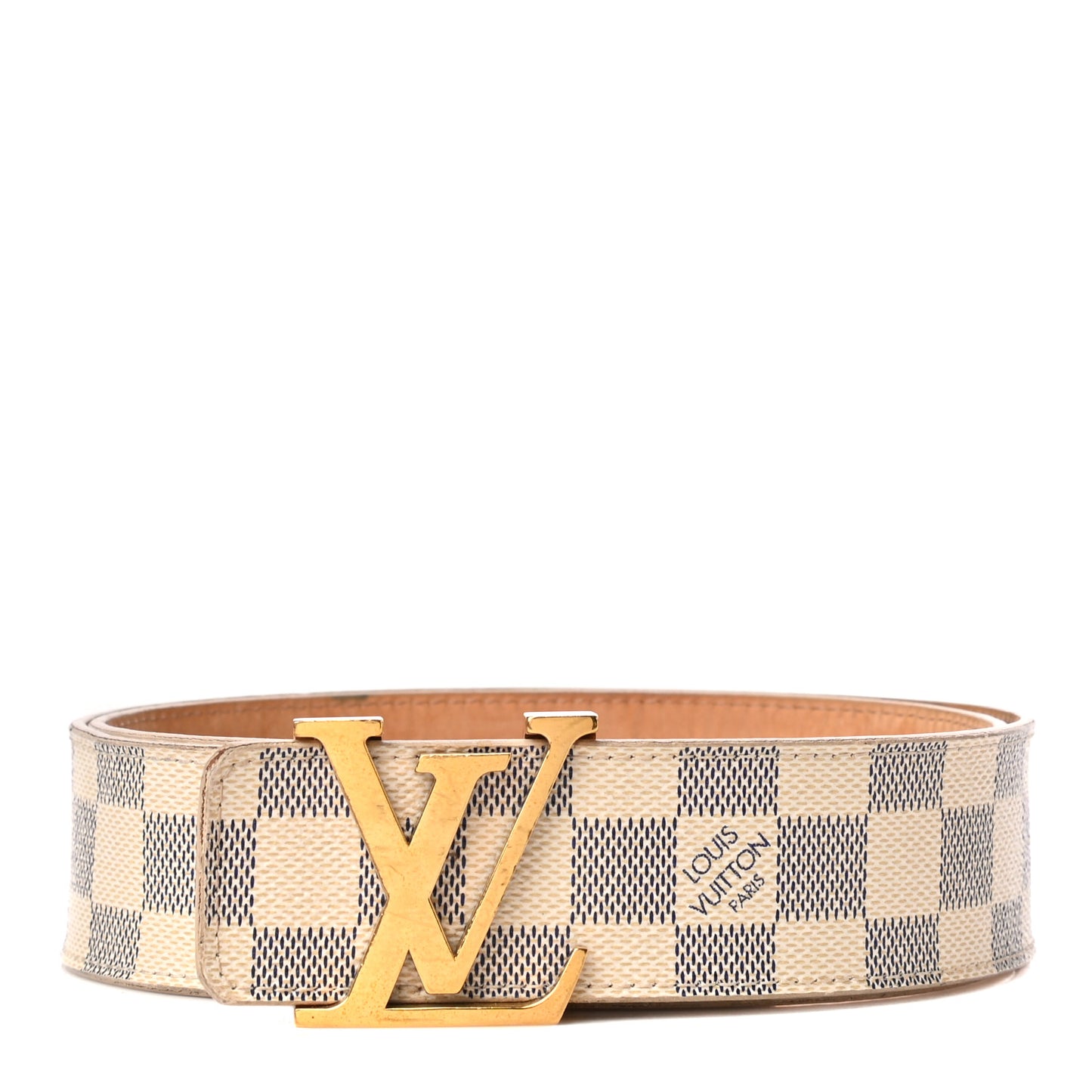Damier Azur 40mm LV Initiales Belt 85 34