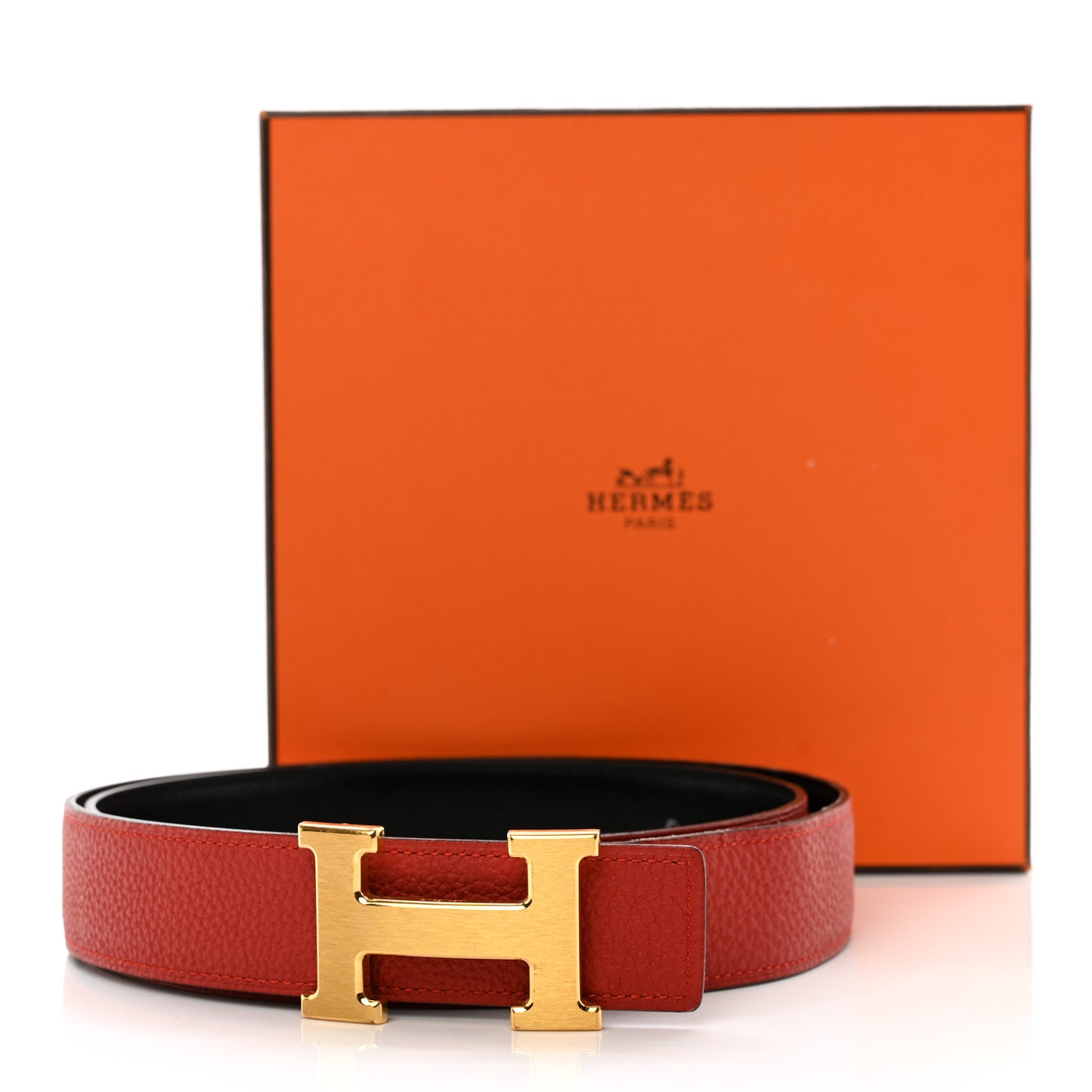 Box Togo 32mm H Belt 95 38 Black Vermillion