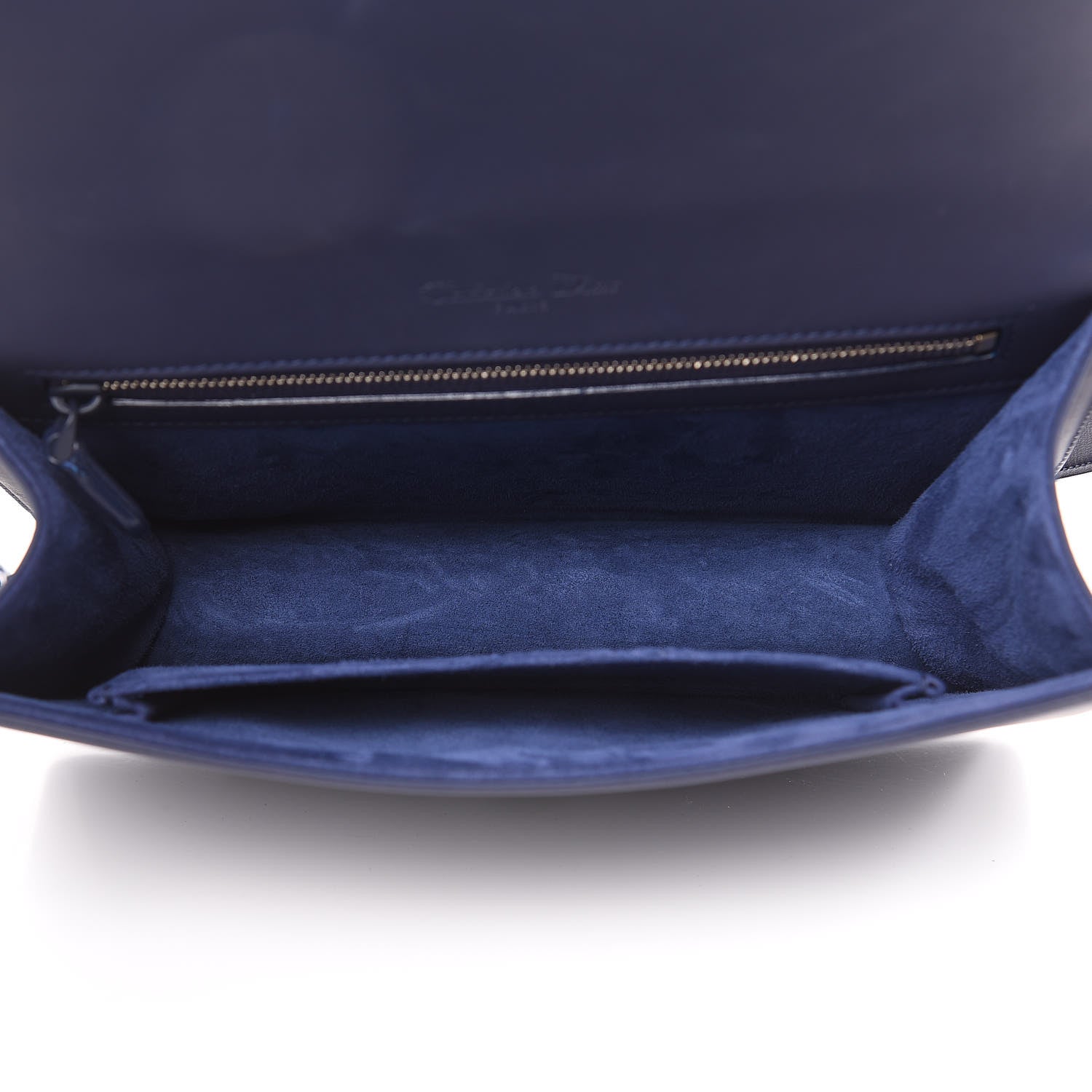 Christian Dior Ultra Matte Calfskin Studded Medium Diorama Flap Bag Indigo 5 of 9