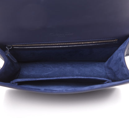 Christian Dior Ultra Matte Calfskin Studded Medium Diorama Flap Bag Indigo 5 of 9