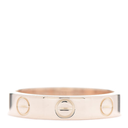 Cartier 18K Pink Gold 3.5mm LOVE Wedding Band Ring 49 4.75 1 of 4
