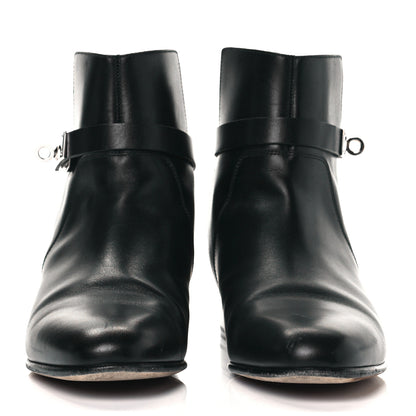 Hermes Calfskin Neo Low Boots 38 Black 2 of 7