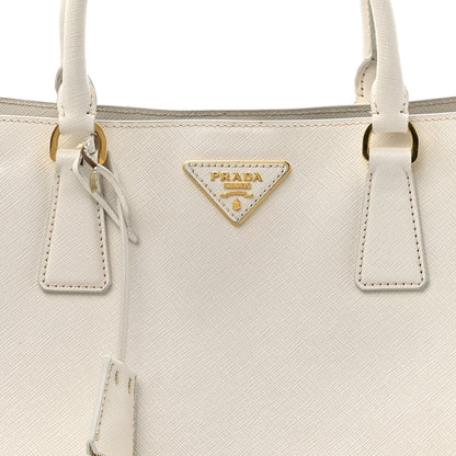 Prada Saffiano Lux Large Galleria Double Zip Tote Talco 7 of 14
