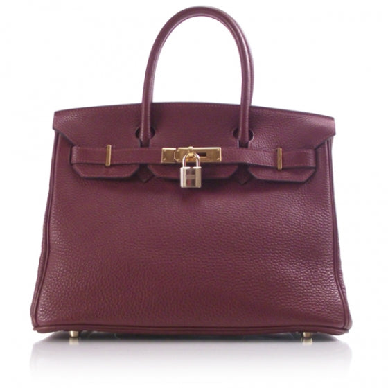 Taurillon Clemence Birkin 30 Tote