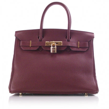 Hermes Taurillon Clemence Birkin 30 Tote 1 of 15