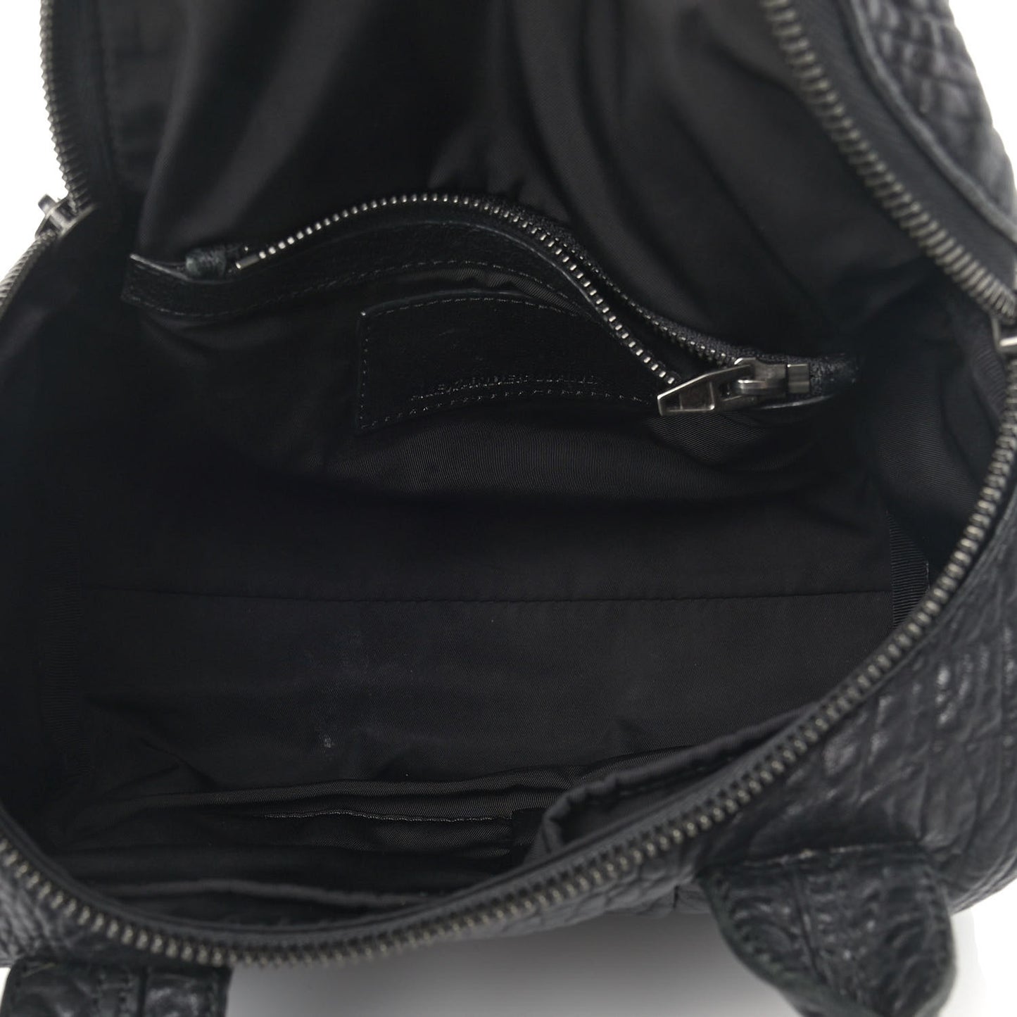 Pebbled Lambskin Rockie Black Rhodium Hardware