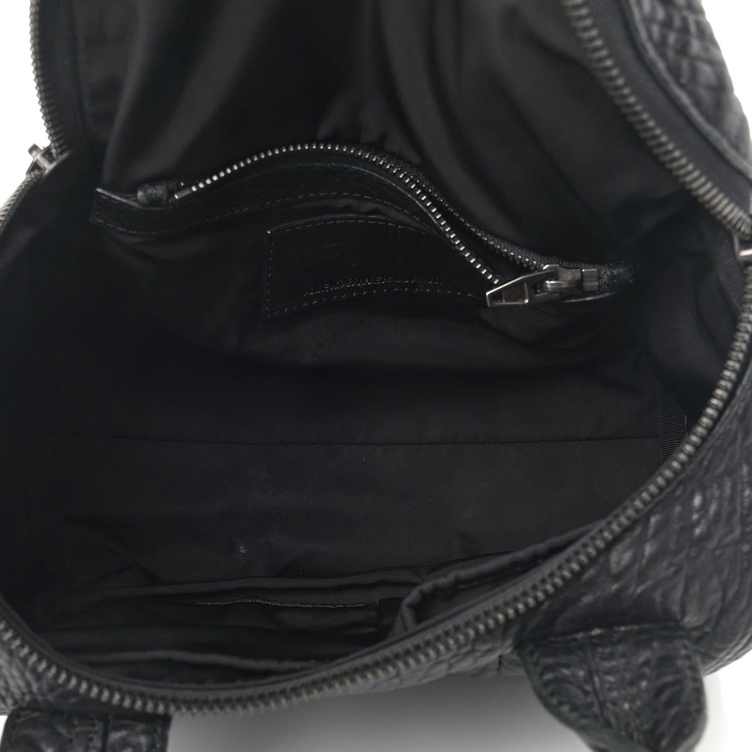 Alexander Wang Pebbled Lambskin Rockie Black Rhodium Hardware 5 of 16