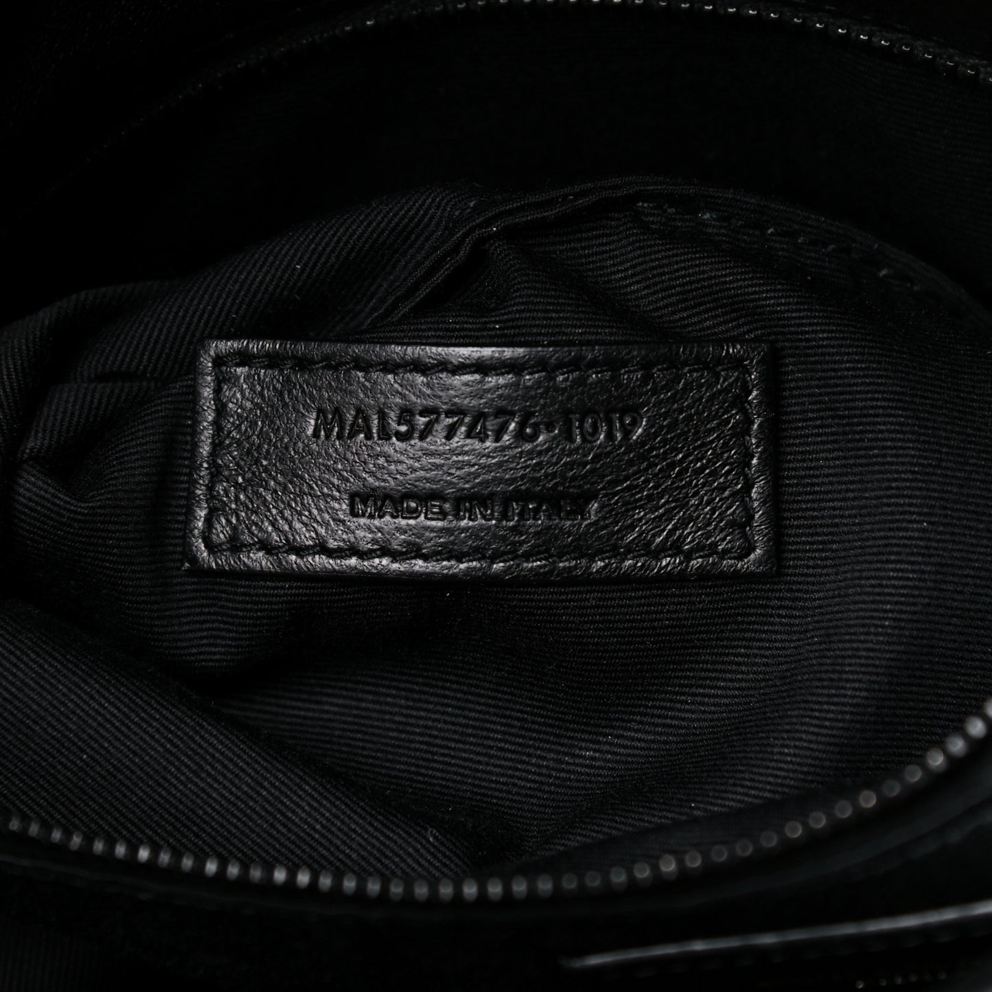 Lambskin Quilted Small Loulou Puffer Monogram Chain Satchel Black