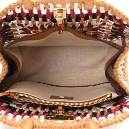 Salvatore Ferragamo Raffia The Studio Tote Multicolor 5 of 8