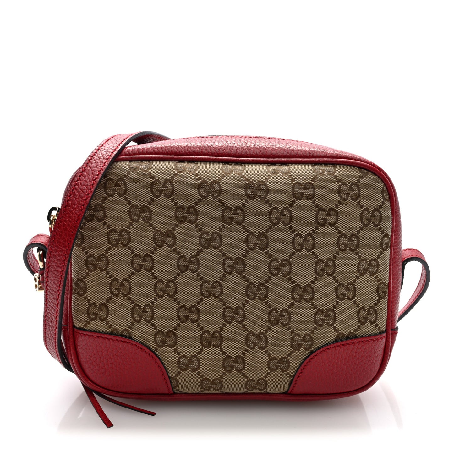 Monogram Mini Bree Messenger Bag Red