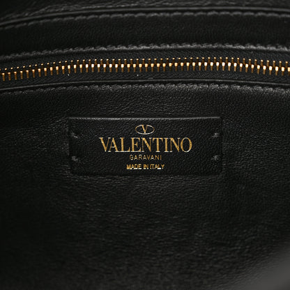 Valentino Garavani Nappa Large Roman Stud Shoulder Bag Black 6 of 10
