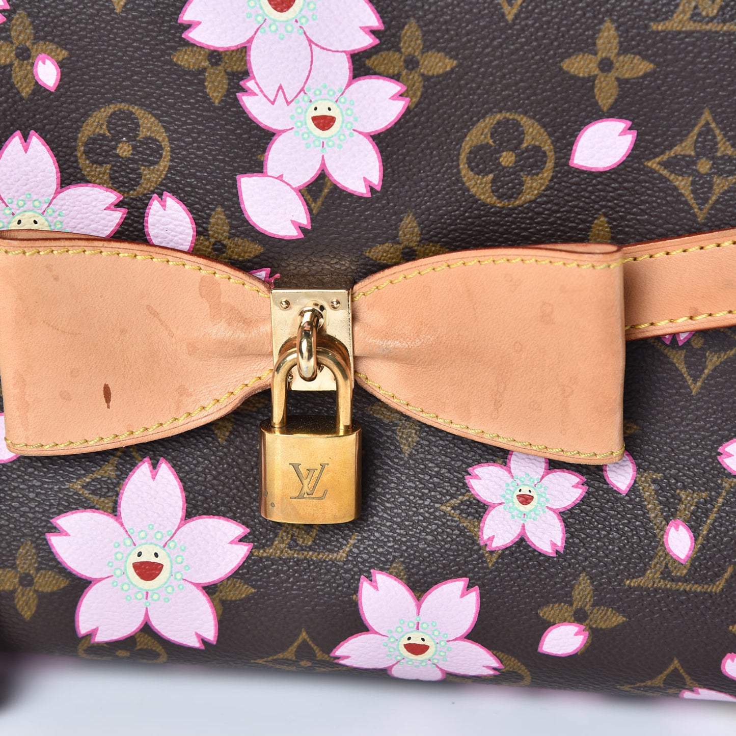 Monogram Cherry Blossom Sac Retro Bag Brown