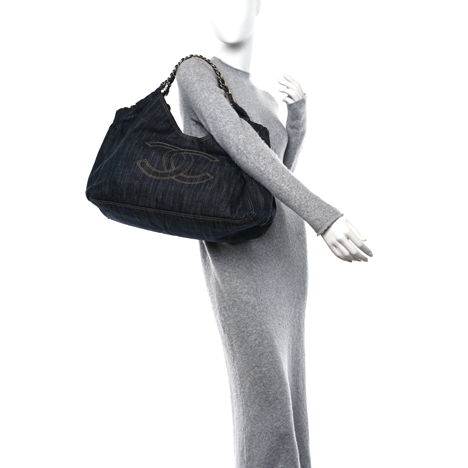 Chanel Denim XL Coco Cabas Tote Blue 1505798 – FASHIONPHILE
