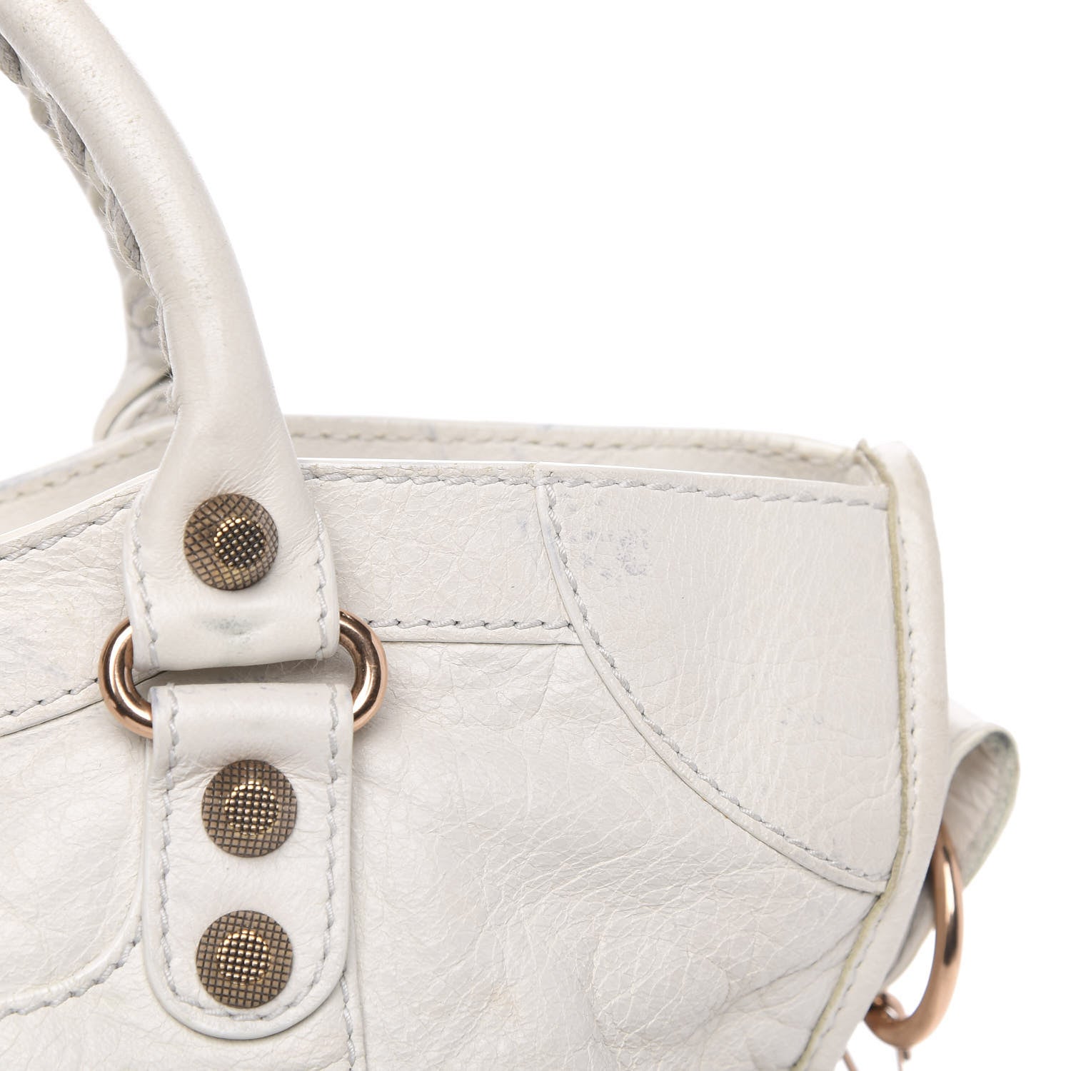 Balenciaga Agneau Giant 12 Rose Gold Hardware City White Light 18 of 19
