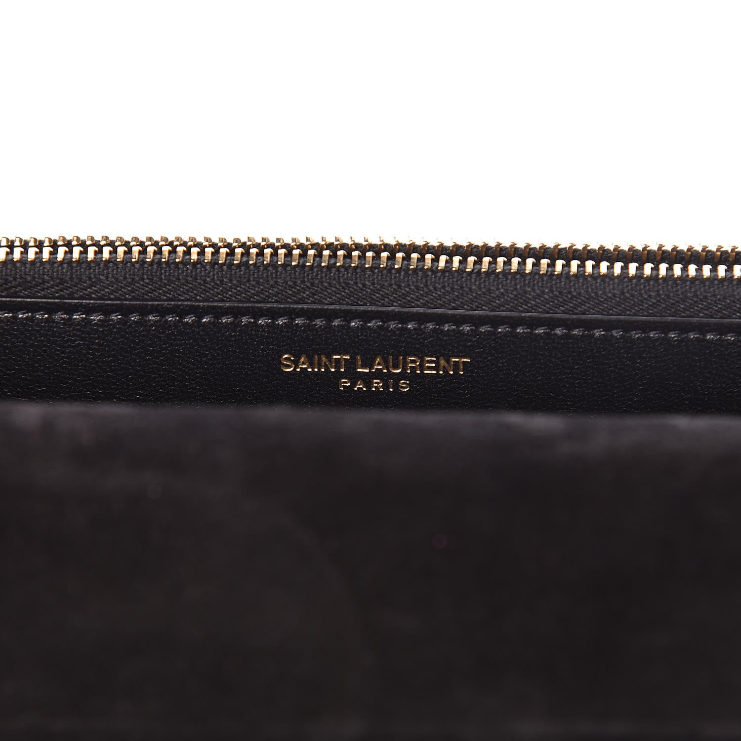 Saint Laurent Metallic Calfskin Classic Monogram Kate Tassel Chain Wallet Fuchsia 8 of 11