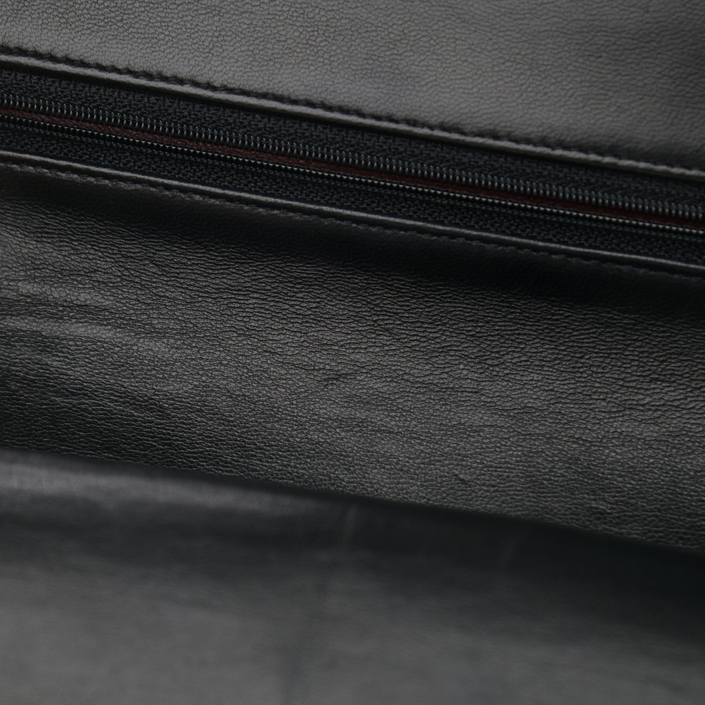 Lambskin Quilted Small Double Flap Black