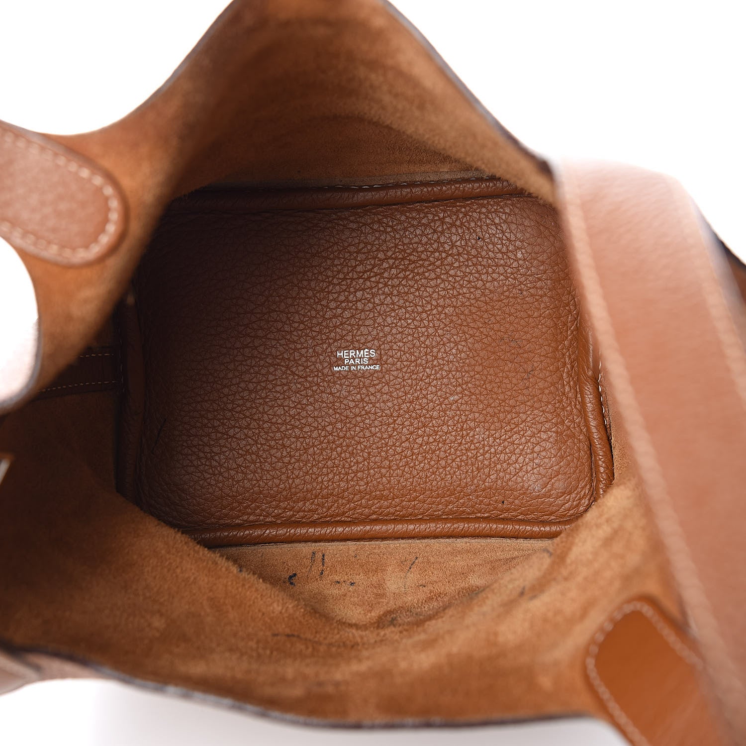 Hermes Taurillon Clemence Picotin 18 PM Gold 5 of 12