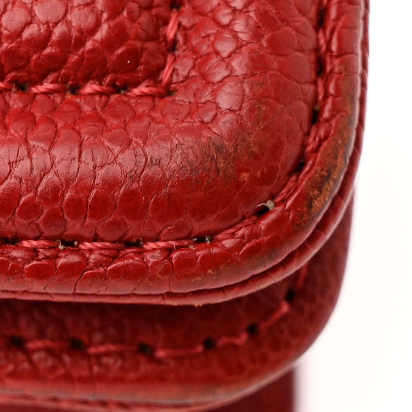 Caviar Quilted New Medium Boy Flap Red