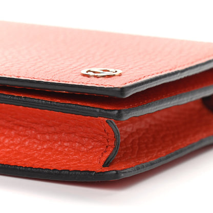 Gucci Dollar Calfskin Medium Betty Chain Wallet Sun Orange 8 of 9
