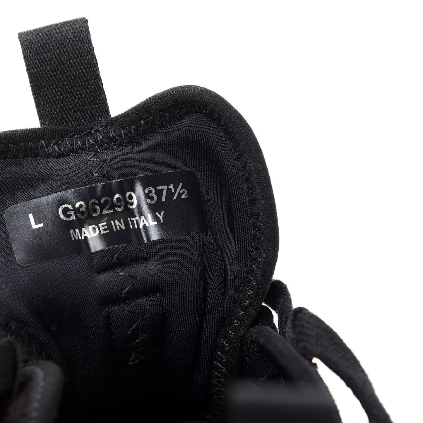 Suede Calfskin Velvet Grosgrain CC Sneakers 37.5 Black