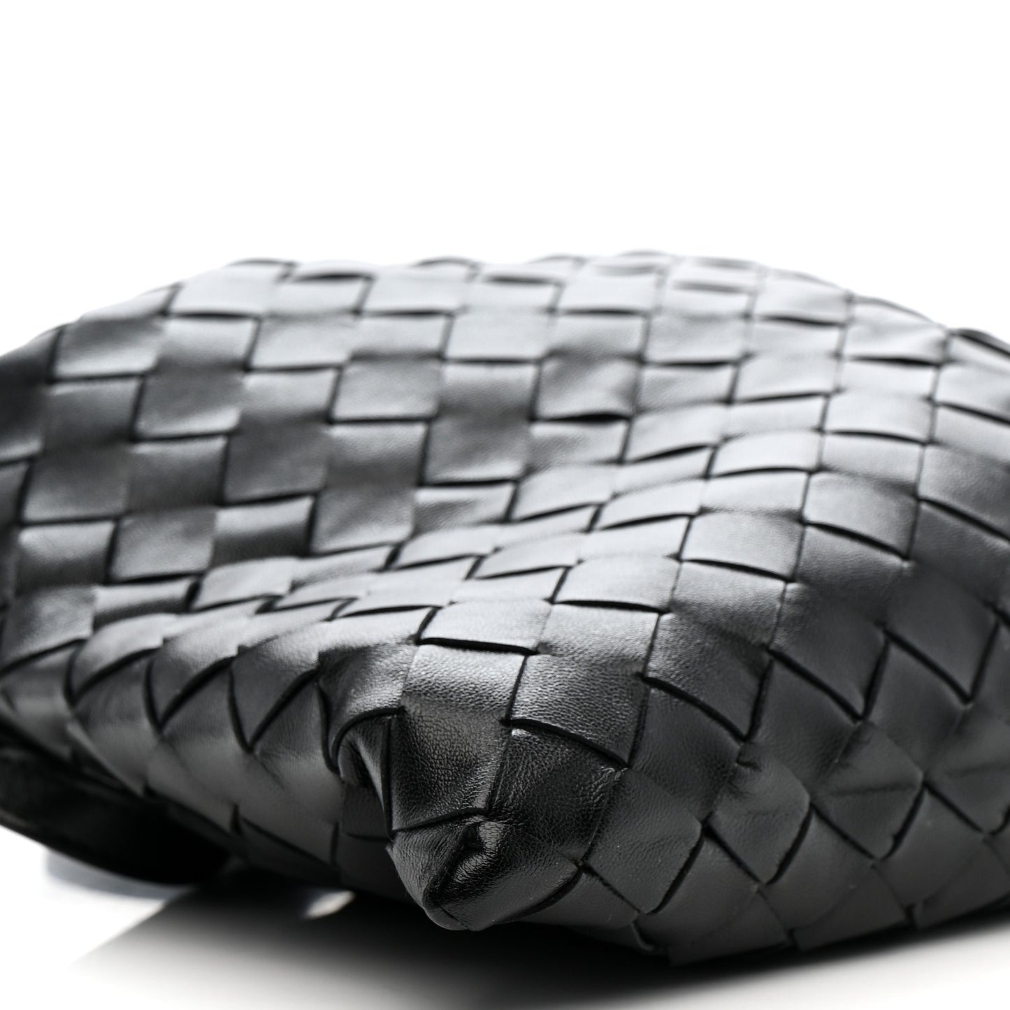 Calfskin Intrecciato Mini Hop Black
