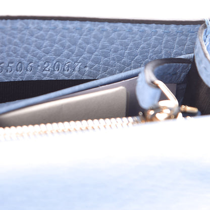 Gucci Dollar Calfskin Medium Betty Chain Wallet Mineral Blue 7 of 8