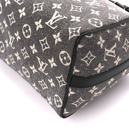 Louis Vuitton Denim Monogram Jacquard Speedy Bandouliere 25 Black 11 of 11
