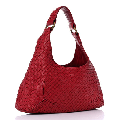 Bottega Veneta Nappa Intrecciato New Ball Hobo Carmino 3 of 28