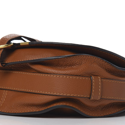 Chloe Calfskin Medium Marcie Round Crossbody Bag Tan 8 of 9