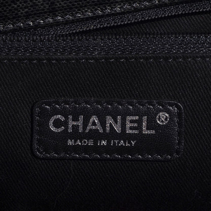 Chanel Coated Canvas Large CC Tote Black White 8 of 8