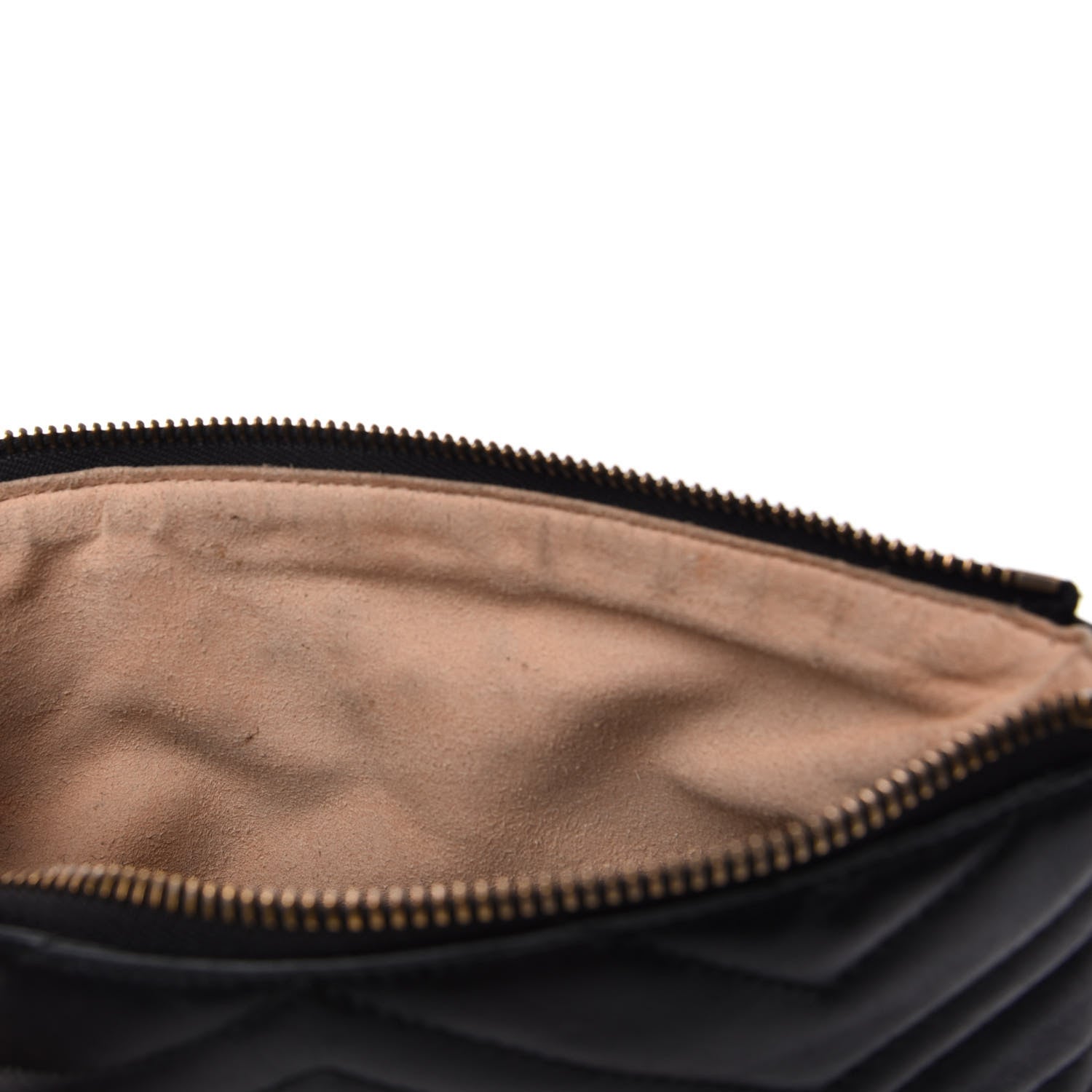 Gucci Calfskin Matelasse Mini GG Marmont Chain Bag Black 6 of 7