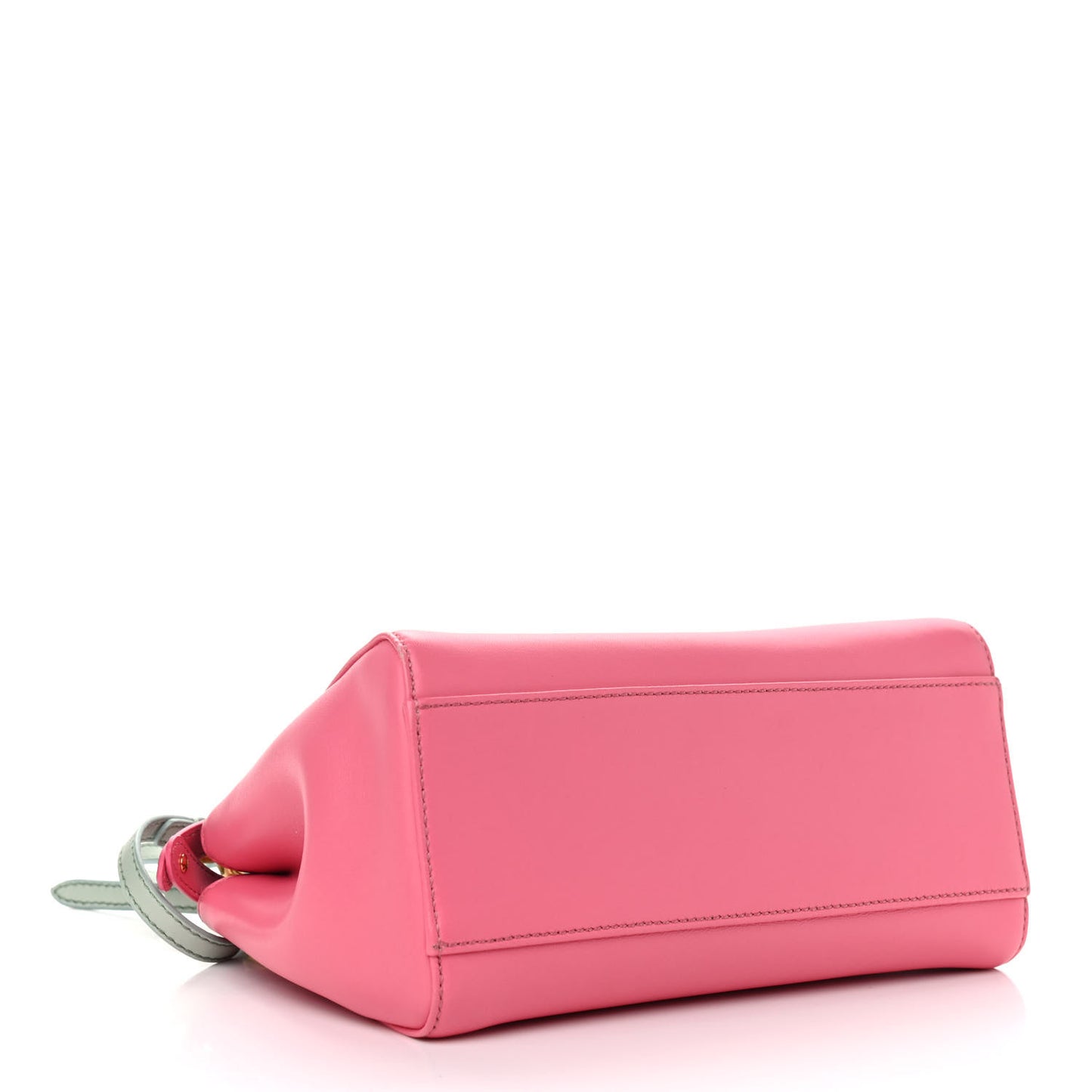 Nappa Colorblock Mini Peekaboo Iconic Satchel Rosa Fluo Oxigen Slate