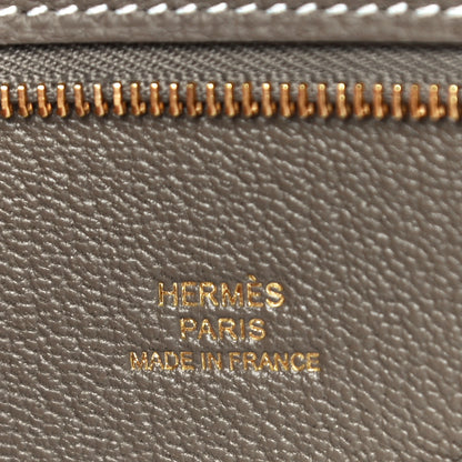 Hermes Togo Backpocket Pouch 30 Etoupe 6 of 10