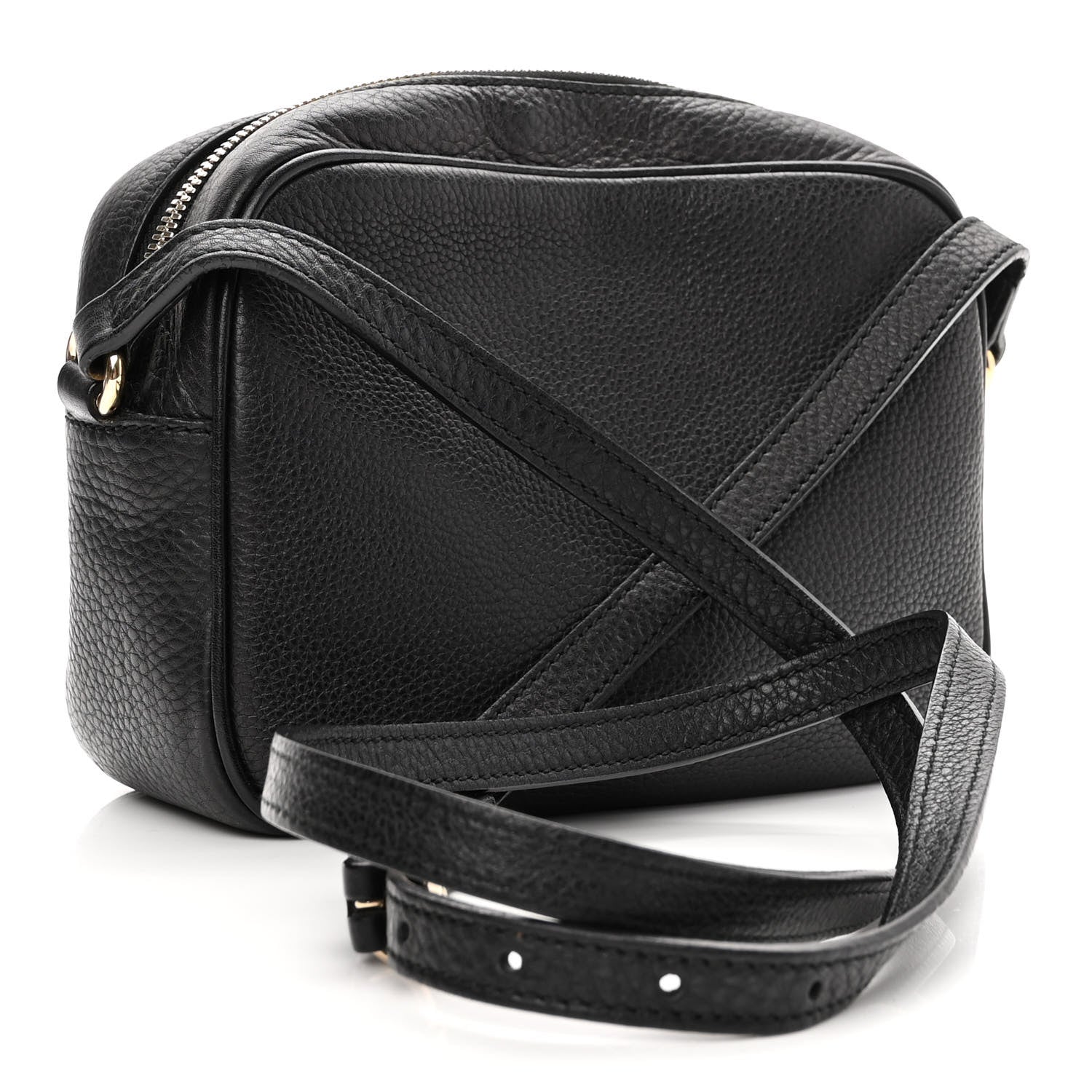 Gucci Pebbled Calfskin Small Soho Disco Bag Black 3 of 14