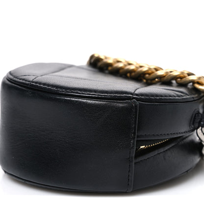 Chanel Lambskin Quilted Chanel 19 Round Clutch With Chain Black 10 of 10
