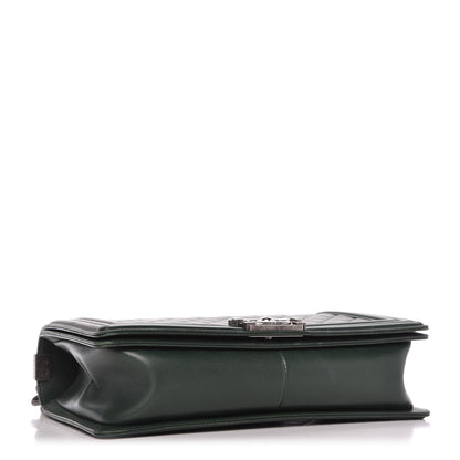 Chanel Lambskin Quilted New Medium Boy Flap Green 5 of 11