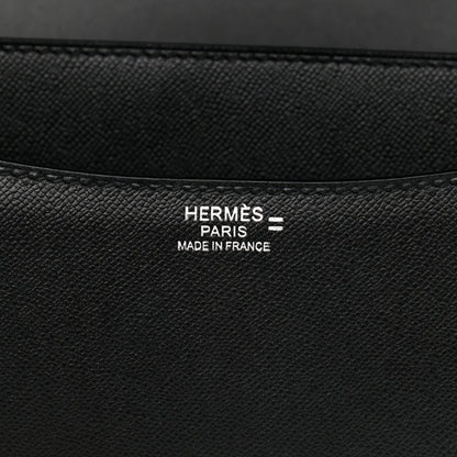 Hermes Grained Monsieur Lizard Constance 24 Black Ombre 8 of 9