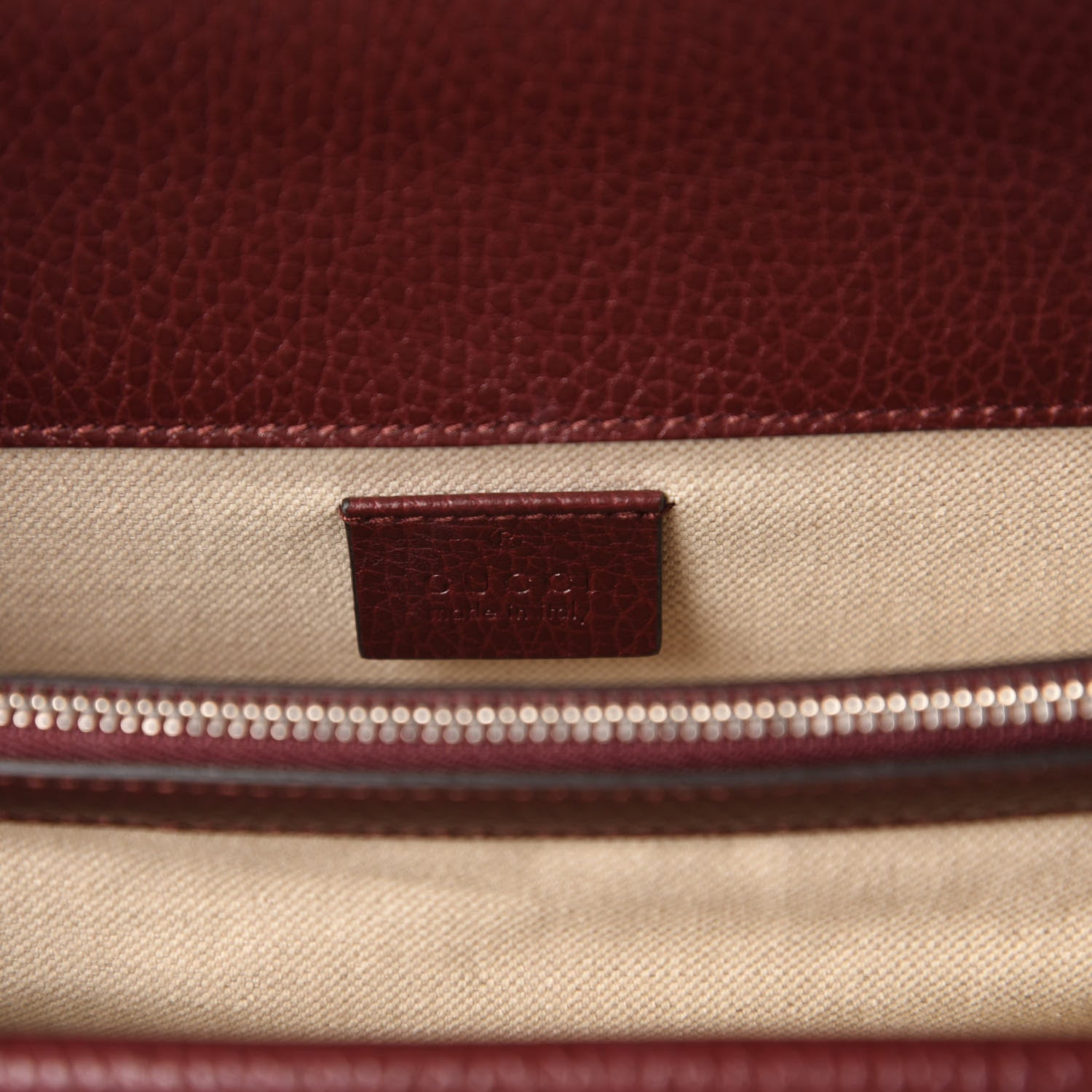 Gucci Dollar Calfskin Crystal Small Dionysus Shoulder Bag Vintage Bordeaux 8 of 11