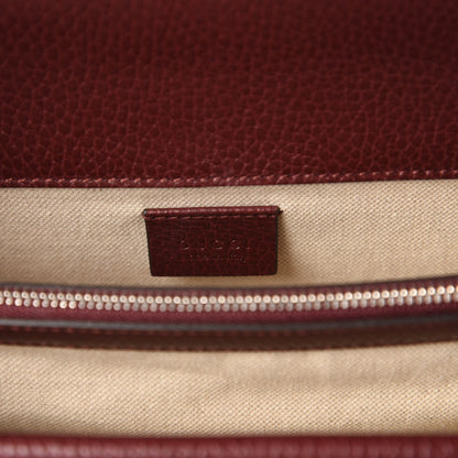 Gucci Dollar Calfskin Crystal Small Dionysus Shoulder Bag Vintage Bordeaux 8 of 11