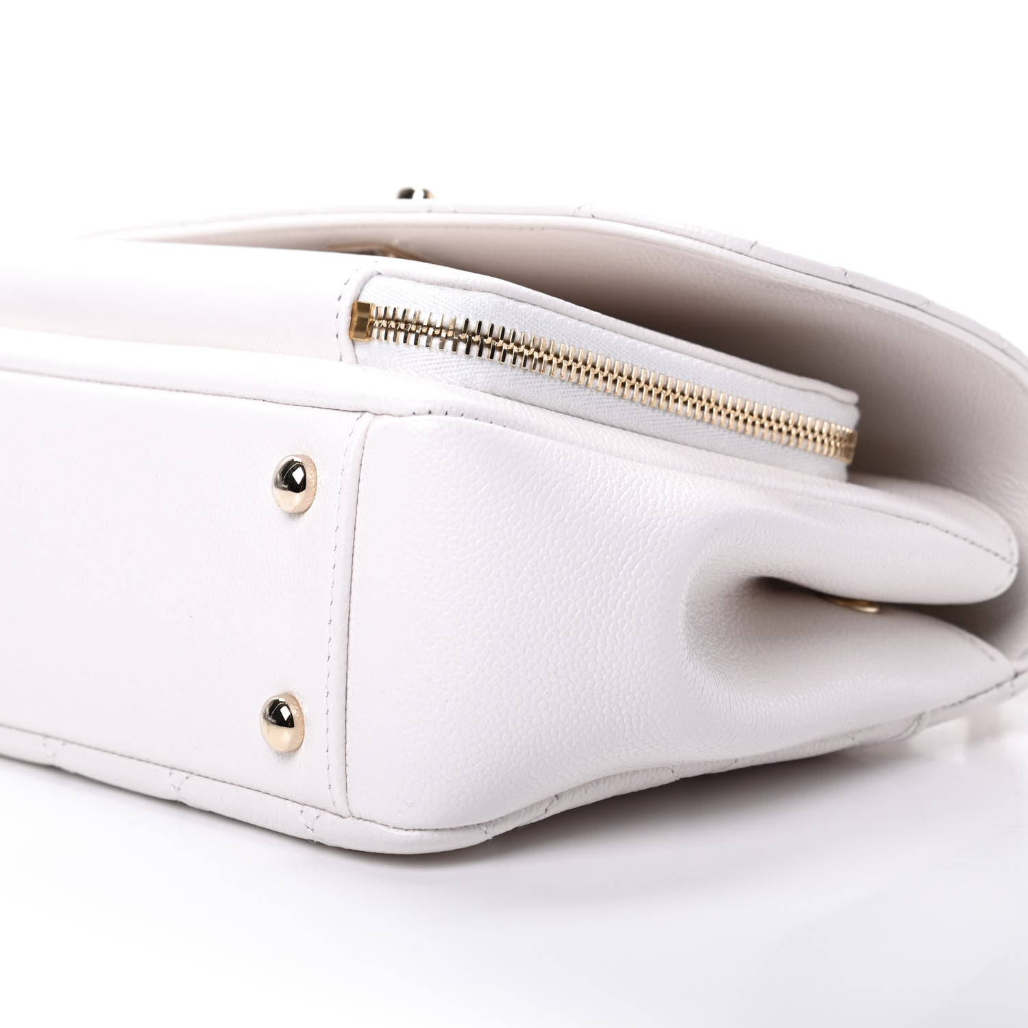 Chanel Caviar Quilted Medium Business Affinity Flap White 7 of 10