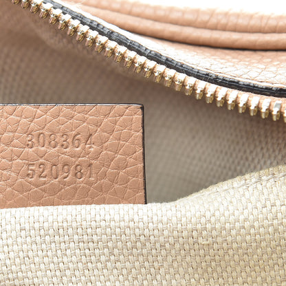 Gucci Pebbled Calfskin Small Soho Disco Bag Rose Beige 7 of 16