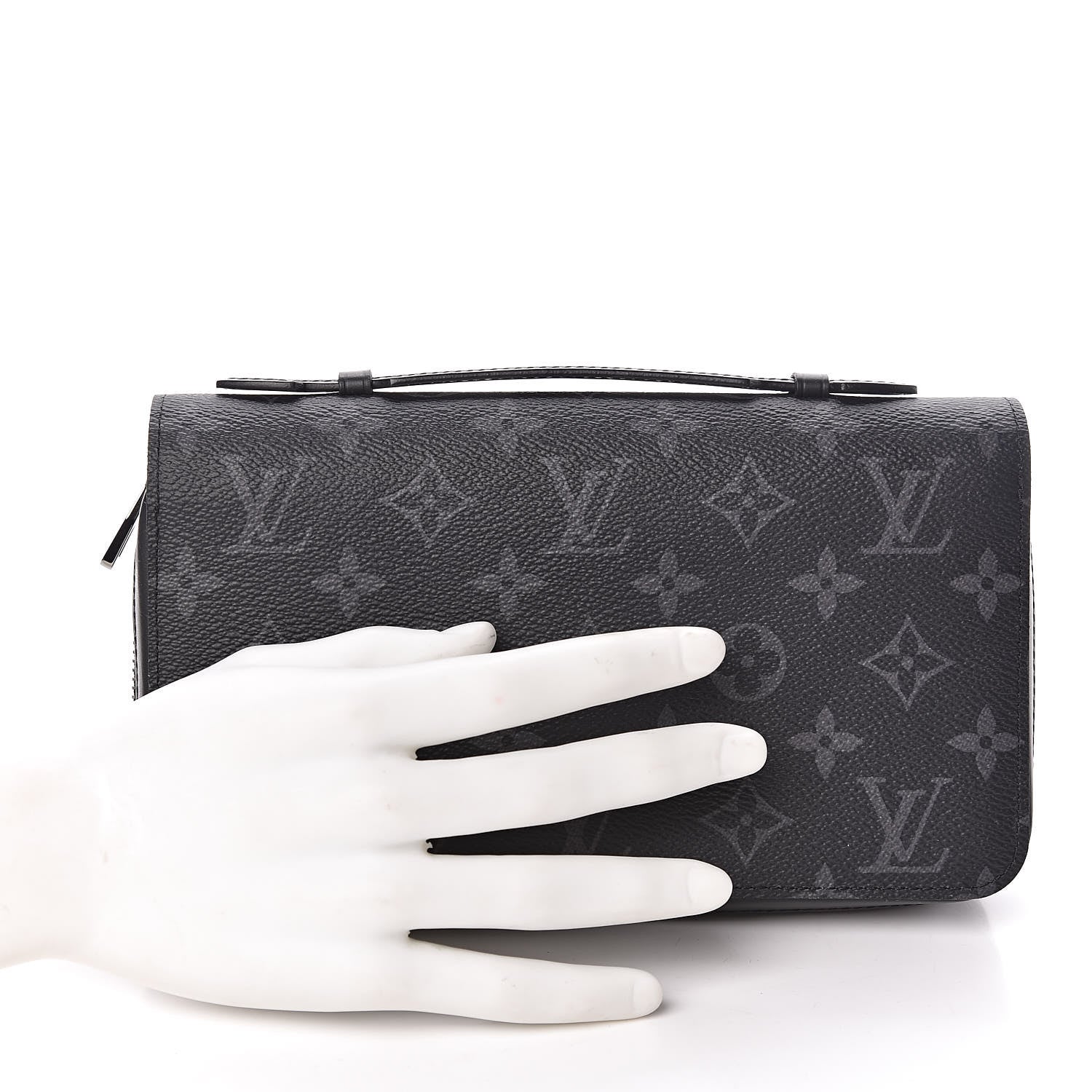 Louis Vuitton Monogram Eclipse Zippy XL Wallet 2 of 9