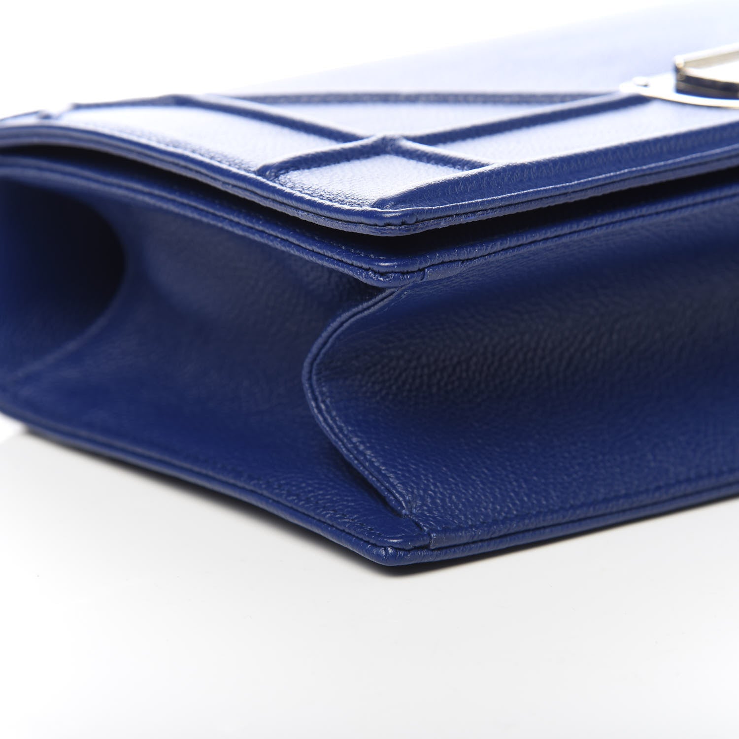 Christian Dior Grained Calfskin Medium Diorama Flap Bag Bleu De Minuit 10 of 11