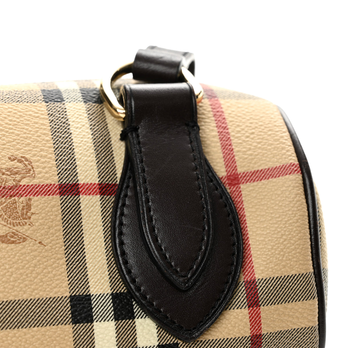 Haymarket Check Mini Bowling Bag Chocolate
