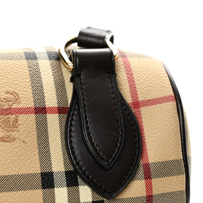 Burberry Haymarket Check Mini Bowling Bag Chocolate 13 of 13