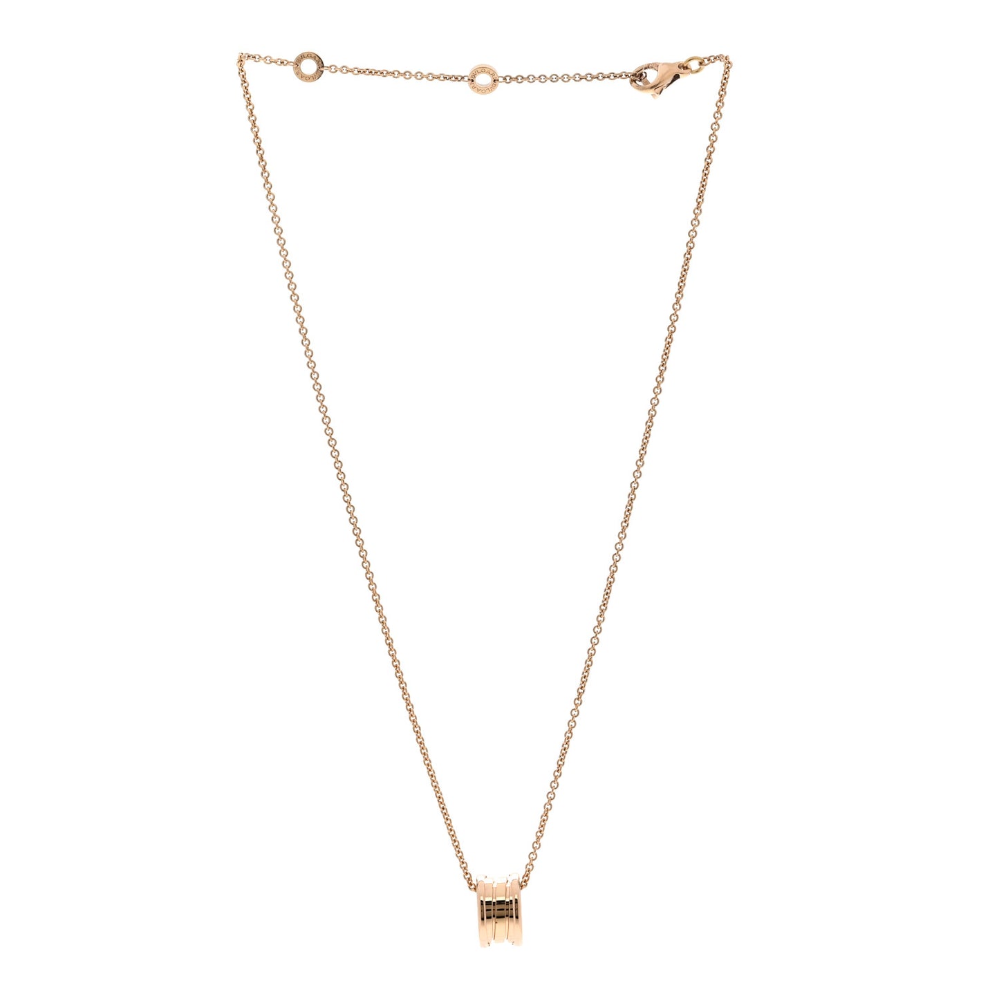 18K Rose Gold B.Zero1 Pendant Necklace