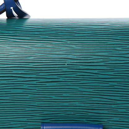 Louis Vuitton Epi Neo Monceau Emerald Green Indigo 7 of 10