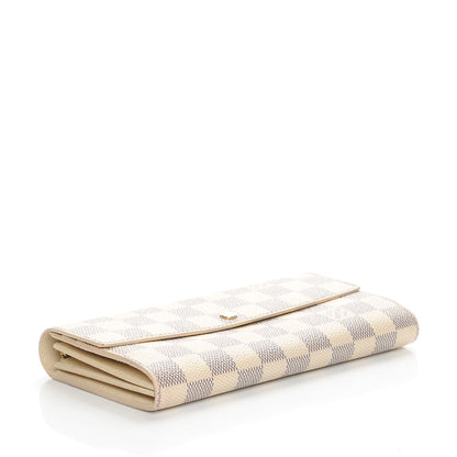 Louis Vuitton Damier Azur Sarah Wallet 4 of 8