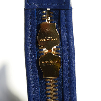 Saint Laurent Calfskin Medium Classic Y Cabas Navy 8 of 8