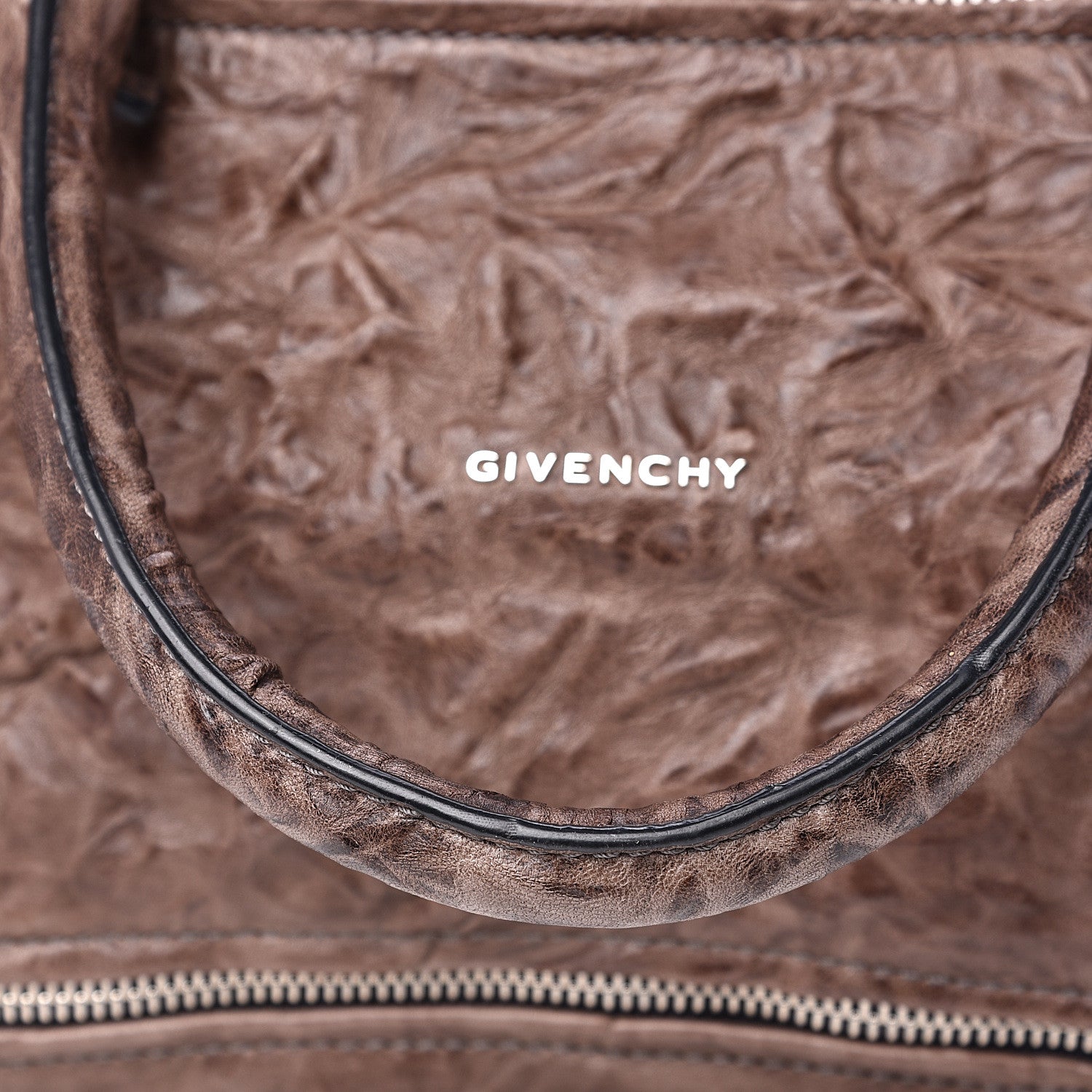 Givenchy Tumbled Sheepskin Medium Pandora Anthracite Grey 9 of 11